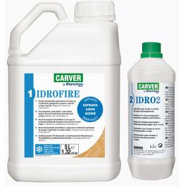 Water-based two-component finish IDROFIRE